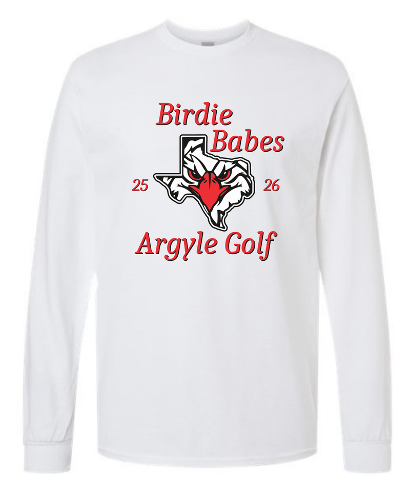 Argyle Golf Birdie Babes Long Sleeve Tee