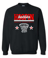 Hoopin Hotties Argyle Basketball Crewneck Sweatshirt