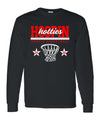 Hoopin Hotties Argyle Basketball Long Sleeve Tee