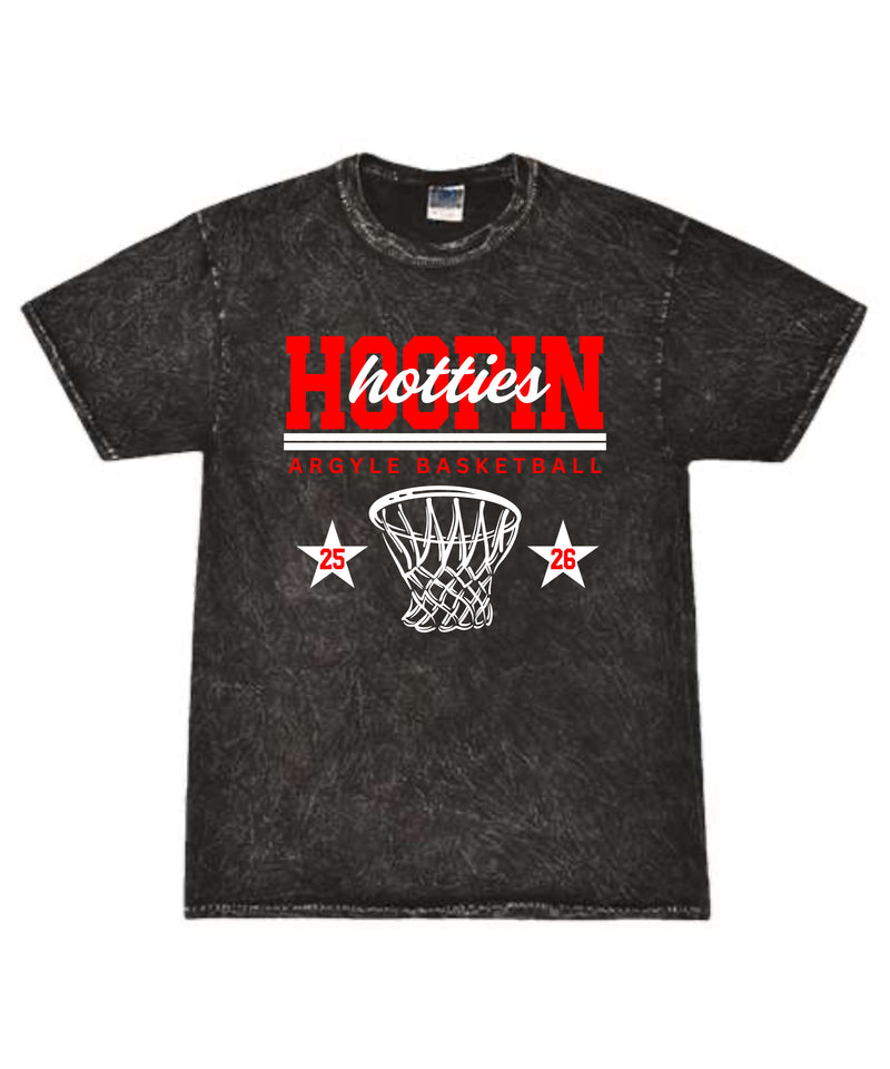 Hoopin Hotties Argyle Basketball Tee
