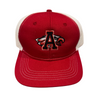Youth Argyle Hat - Black + Red
