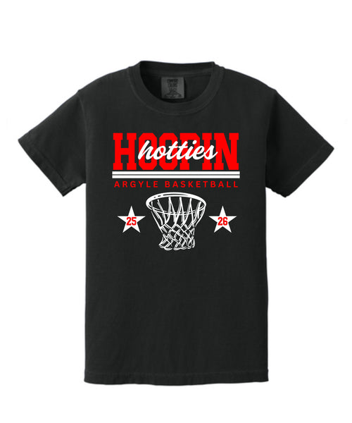 Hoopin Hotties Argyle Basketball Tee