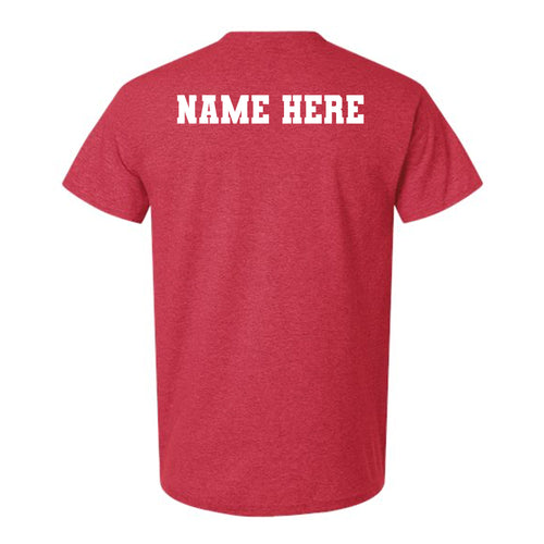Argyle Football Red Cotton Tee - CUSTOM NAME + NUMBER AVAILABLE ON BACK