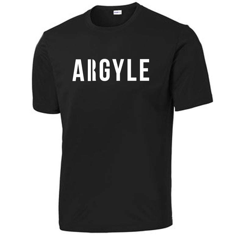 Argyle Simple Black Dri-Fit Tee