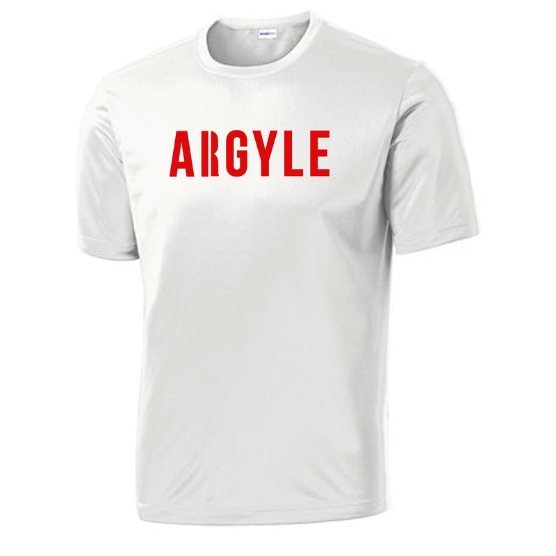 Argyle Simple White Dri-Fit Tee