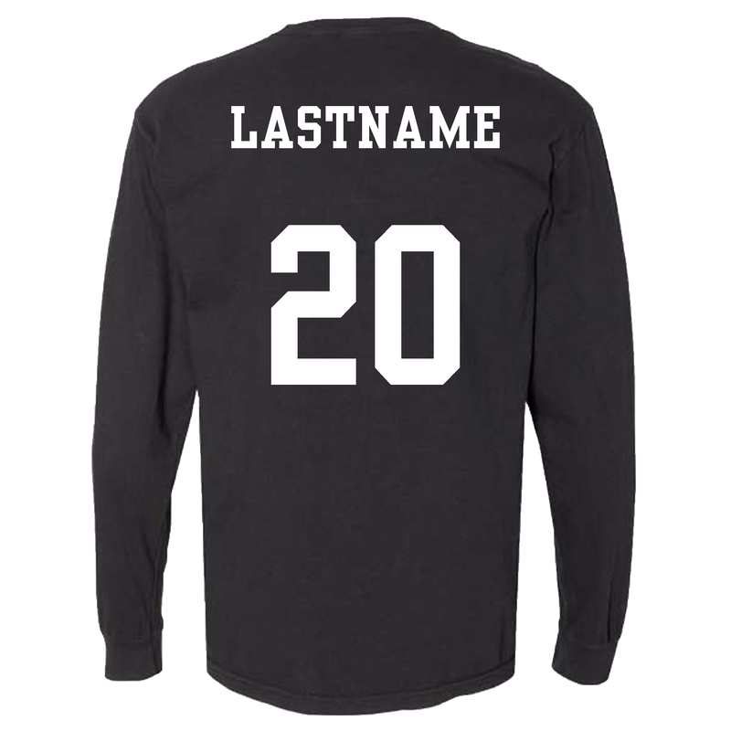 Hoopin Hotties Argyle Basketball Long Sleeve Tee