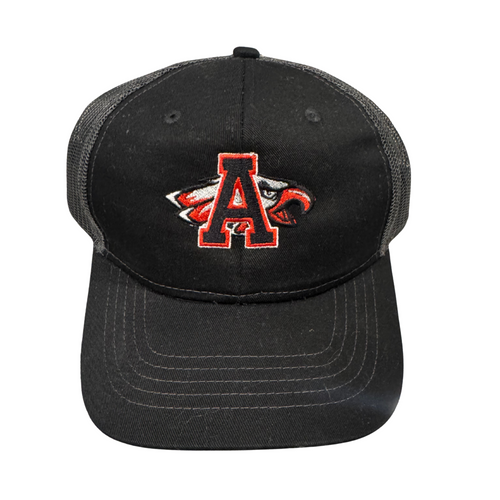 Youth Argyle Hat - Black + Red