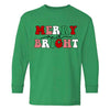 Merry and Bright Youth Green Tee